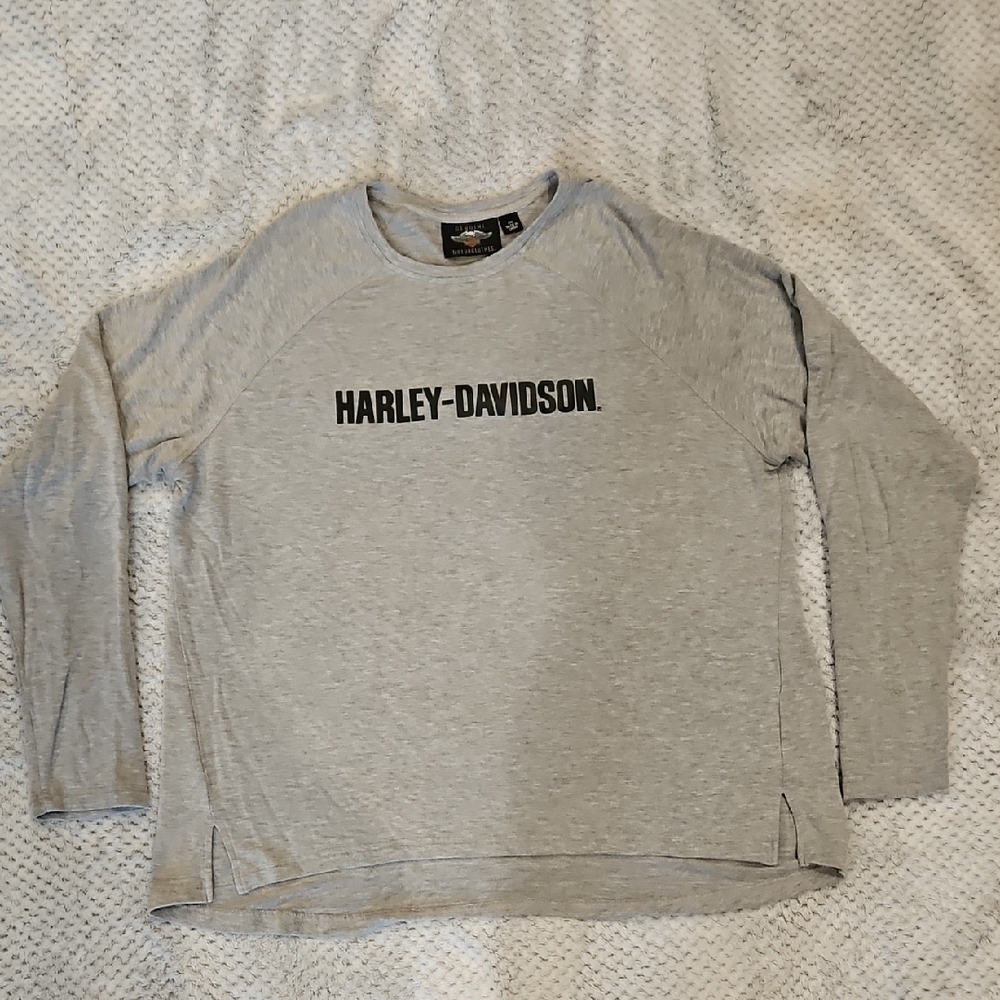 Harley-Davidson Light Gray Crewneck Shirt